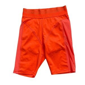 Ivy Park Adidas‎ High Waist Biker Shorts Orange Athletic Performance Women